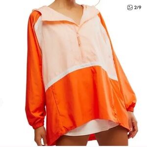 Free People FP Movement peach care in the wind Jacket S Small New